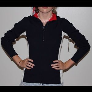 Anthropology half Zip pullover